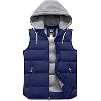 ZSHOW Women's Winter Padded Vest Removable Hooded Outwear Jacket
