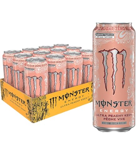Monster Energy, Ultra Vice Guava, 473mL (12 Pack) – Zero Sugar