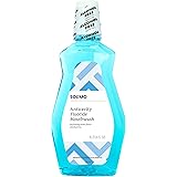 Amazon Brand - Solimo Anticavity Fluoride Mouthwash, Alcohol Free, Refreshing Mint, 1 Liter, 33.8 Fluid Ounces, Pack of 1
