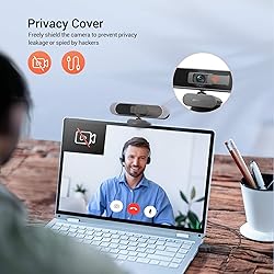 DEPSTECH 4K Webcam, DW49 HD 8MP Equipped with Sony