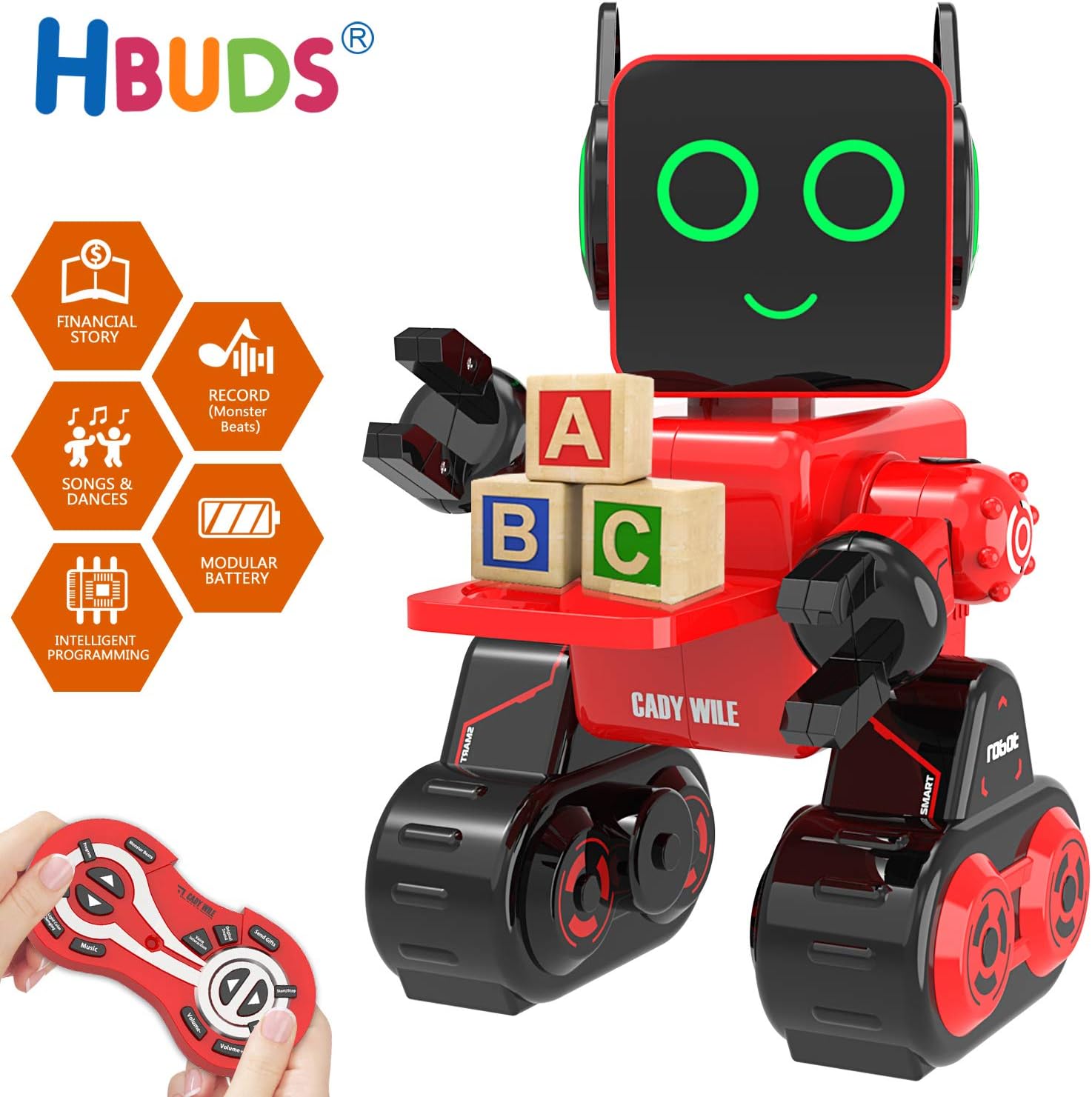 Roboter LED Musik RC ferngesteuerter smarter RoboterHund mit Tanzen