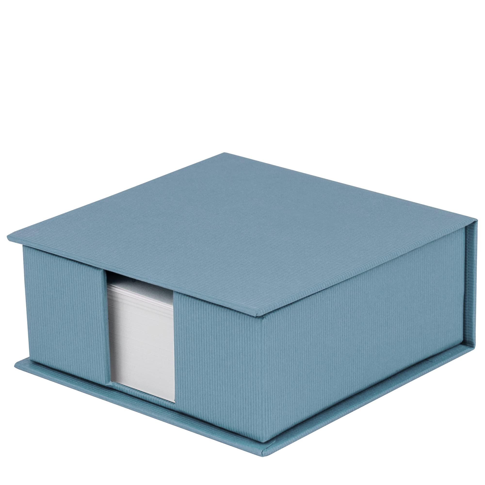 Rössler Papier 1312452150 - S.O.H.O. Notitiebox, afmetingen: 11 x 11 cm, denim, 1 stuk
