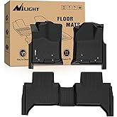 Nilight Floor Mats for Toyota Tacoma Double Cab 2005 2006 2007 2008 2009 2010 2011 2012 2013 2014 2015 All Weather Custom Fit Heavy Duty Floor Liners