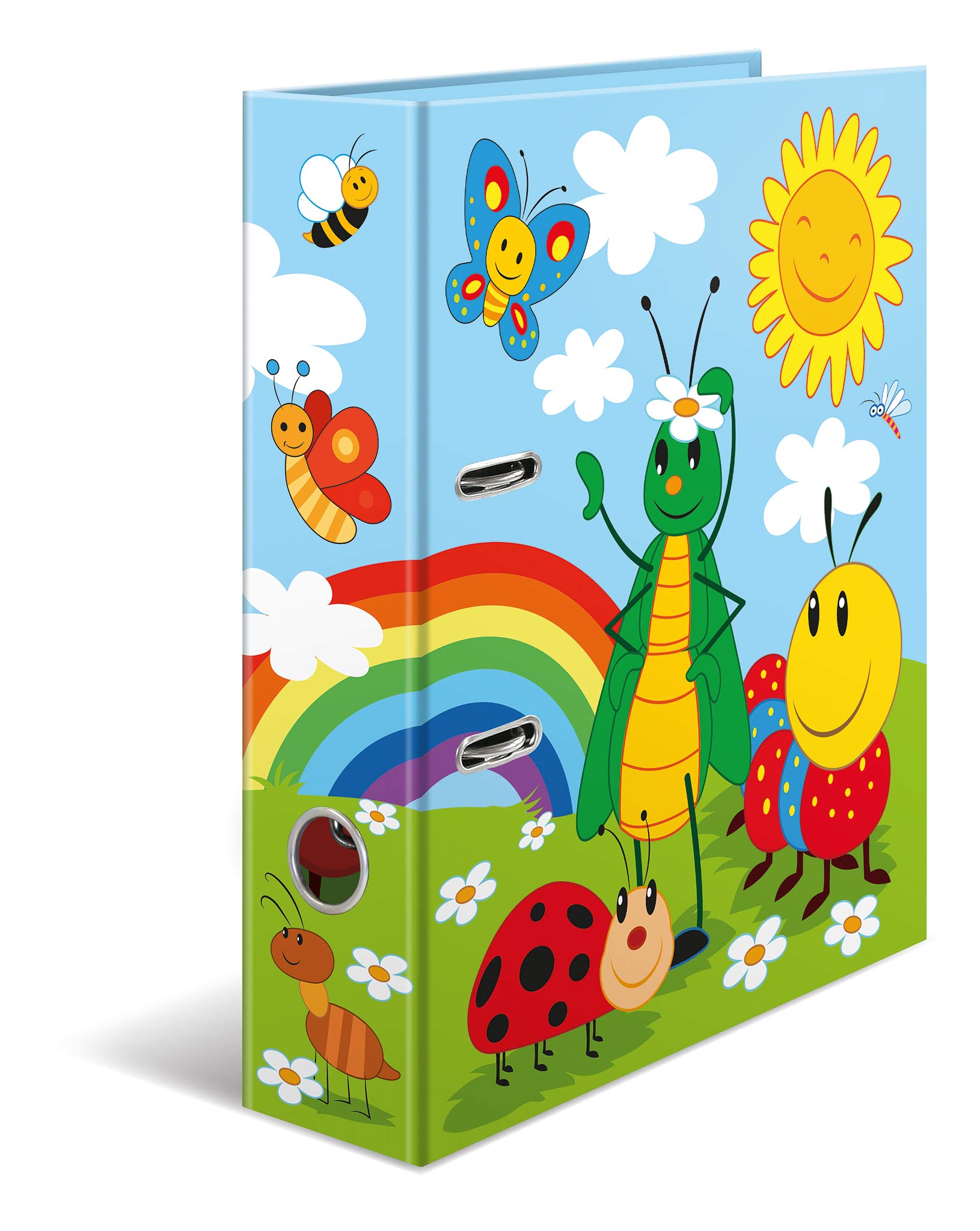HERMA Lever Arch File Kindergarten with Frieda & Friends Motif, A4, 70 mm Spine, with Inner Print, 1 Folder