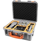 YETEETH Hard Case for DJI Air 3S Air 3, Waterproof Pressure Resistant Carrying Case for DJI Air 3S/3 Accessories - Fits for RC 2/RC-N2/RC-N3 (Grey)