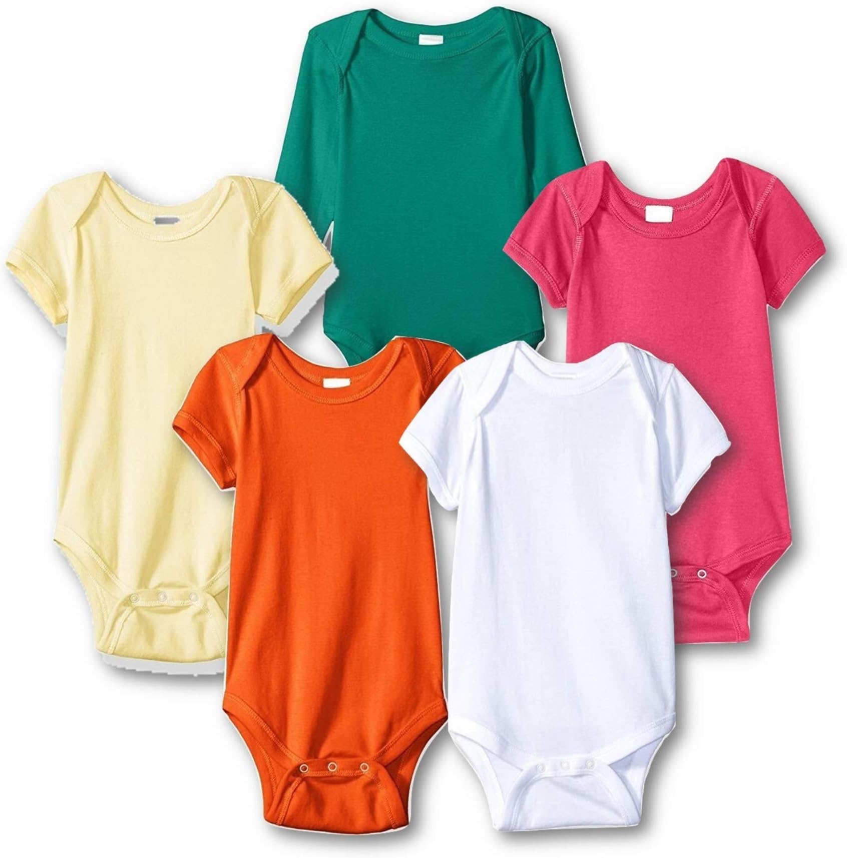 100% Cotton Multi Color Romper/Bodysuit/Onesies for Baby Boy & Baby Girl