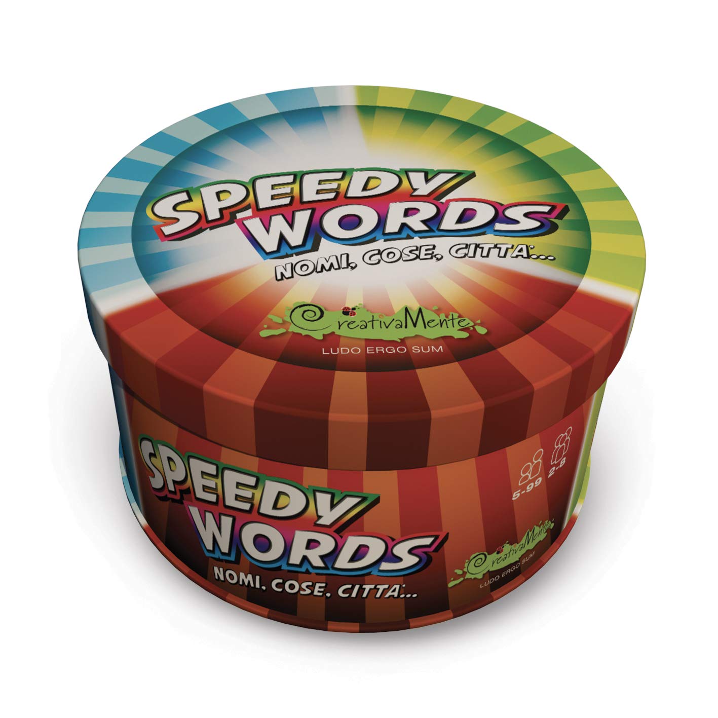 CreativaMente - Speedy Words Game in Box, SW-cm