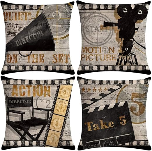 Amazon Com Ulove Love Yourself Movie Theater Throw Pillow Covers