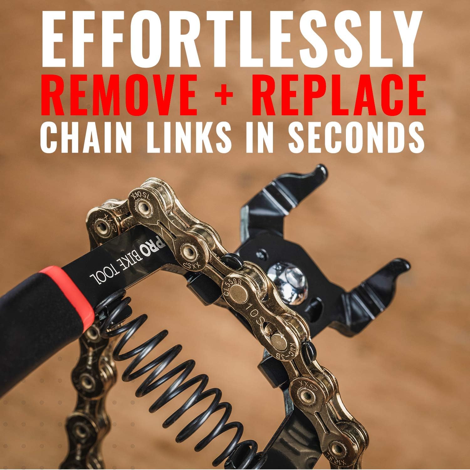 PRO BIKE TOOL 2-in-1 Master Link Chain Pliers - Replace Chain Links - All Speed Chains, Missing Links - Quick & Easy - Bicycle Repair Kit for Road and Mountain Bikes: Home Improvement
