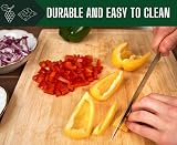 Harcas Premium Organic Bamboo Chopping Board Extra Large 45x30x2 cm view 5