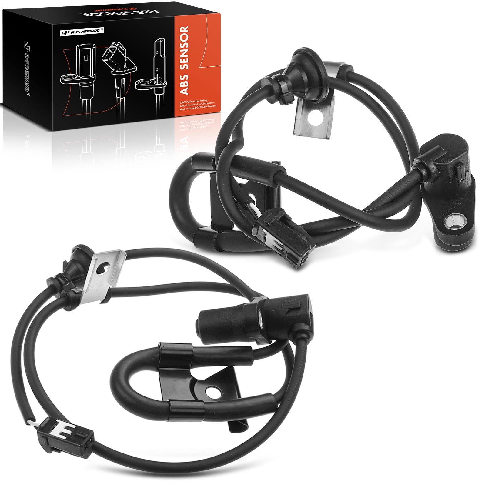 Photo 1 of A-Premium 2PC Rear ABS Wheel Speed Sensor for Lexus RX330 2004-2006 (Made in Japan)/RX350 2007-2009 (Made in Japan)/RX400h 2006-2008 & Toyota Highlander 2004-2007 - AWD