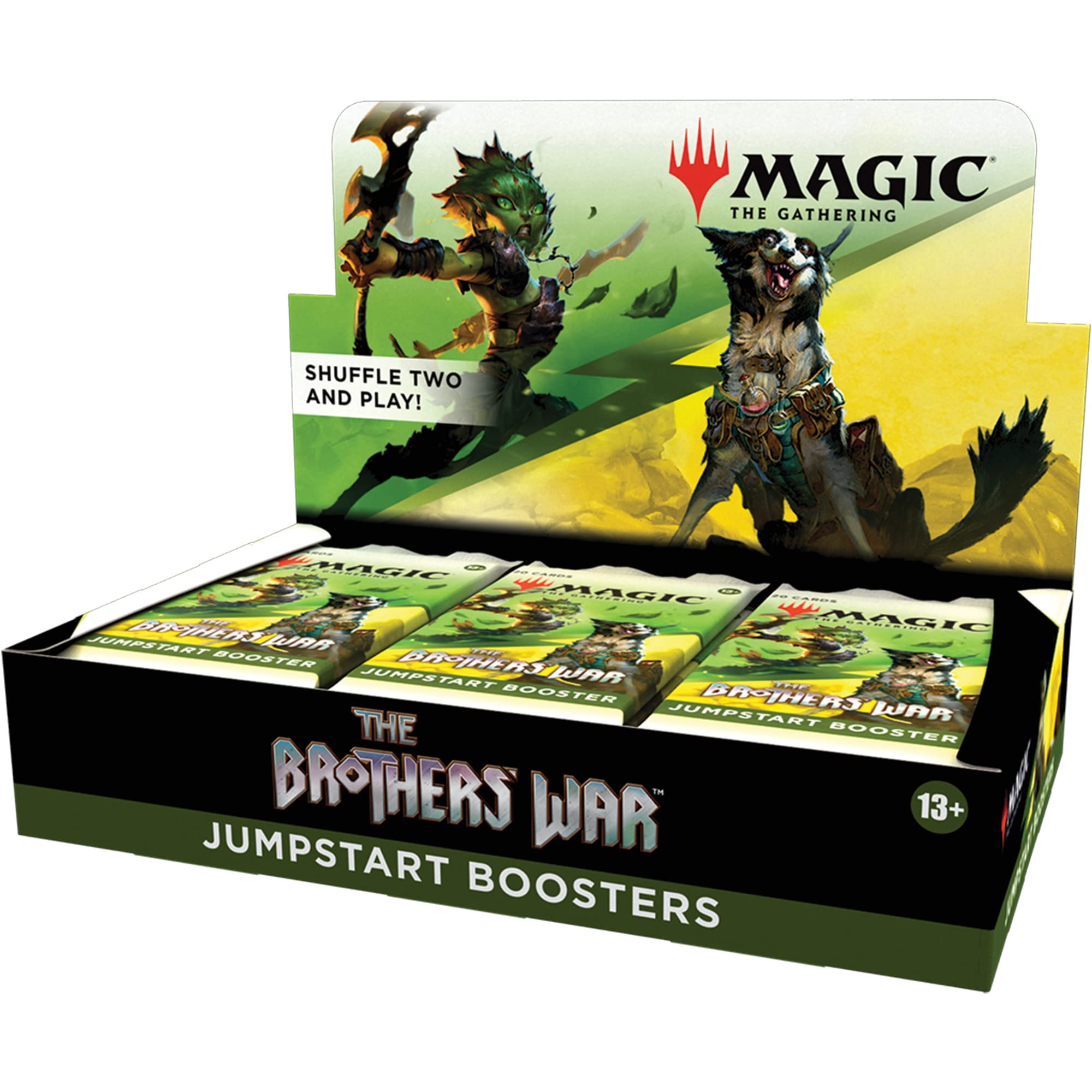 Magic: The Gathering The Brothers’ War Jumpstart Booster Box, 18 Packs