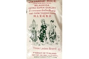 Three Ladies Rice (Jasmine Extra Super Quality, 25 lbs)