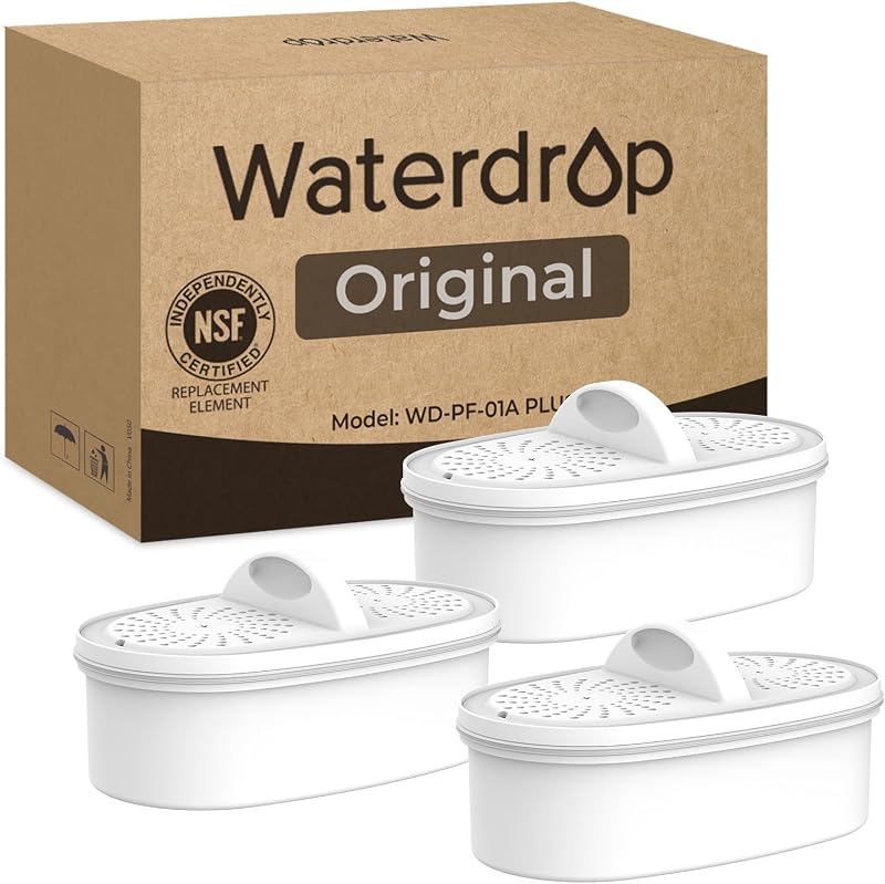 Waterdrop WD-PF-01A Plus Replacement Filters Pack of 3 NSF Certified
