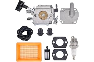Mikatesi BR420 BR340 Carburetor Kit for Stihl SR320 SR340 SR380 SR400 SR420 BR320 BR380 BR400 Backpack Blower Replaces HD-4A HD-4B HD-13B Carb 4203-120-0603 4203-120-0605