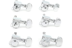 Grover 305 Series Midsize Rotomatics Machinehead Tuners 6-in-Line (Chrome)