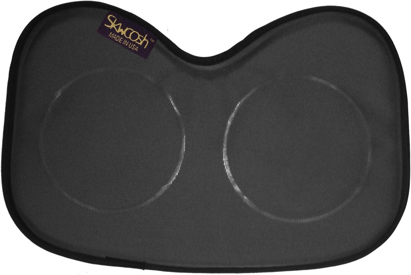 Skwoosh Dragonboat Canoe Rowing Gel seat pad with Loop Carry Handle for Sitting Comfort | Outrigger Accessories Made in USA