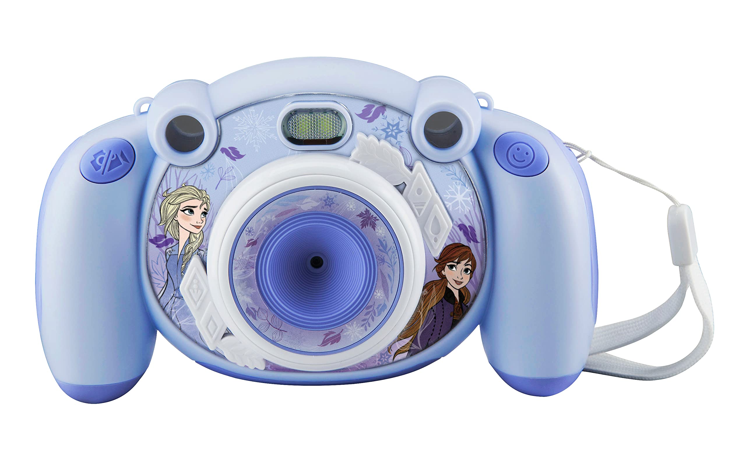 EKids Disney Frozen Kids Camera with SD Card, Digital Camera for Kids with HD Video Camera, Built-in Digital Stickers for Fans of Frozen Gifts for Girls