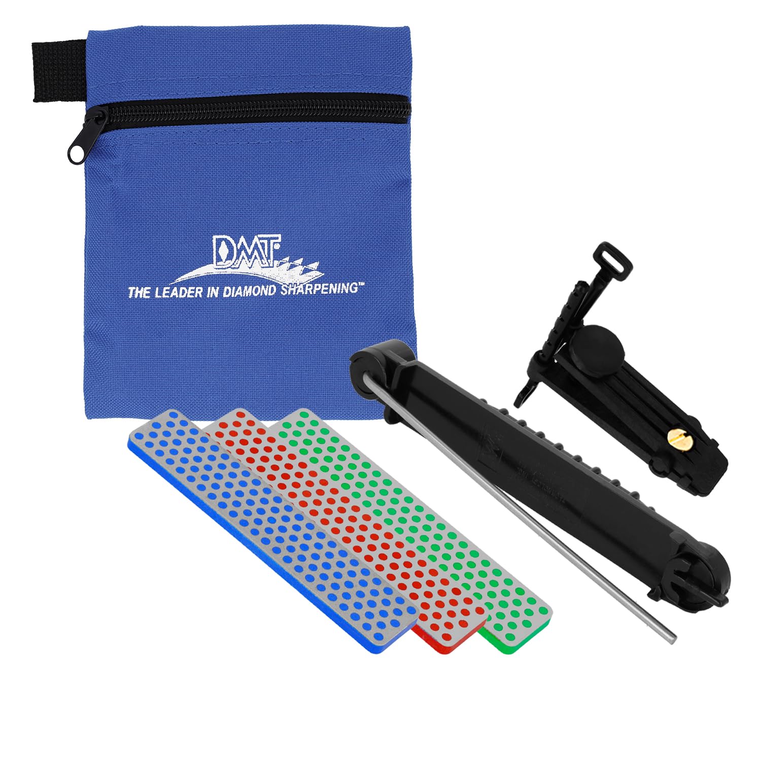 DMT Aligner Diamond Sharpening 3-stone kit with C,F,E Knife Sharpener - Multicoloured, N/A