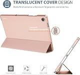 ProCase Rose Gold Case for Galaxy Tab A9 Plus 11 2023 Slim Stand Folio view 3
