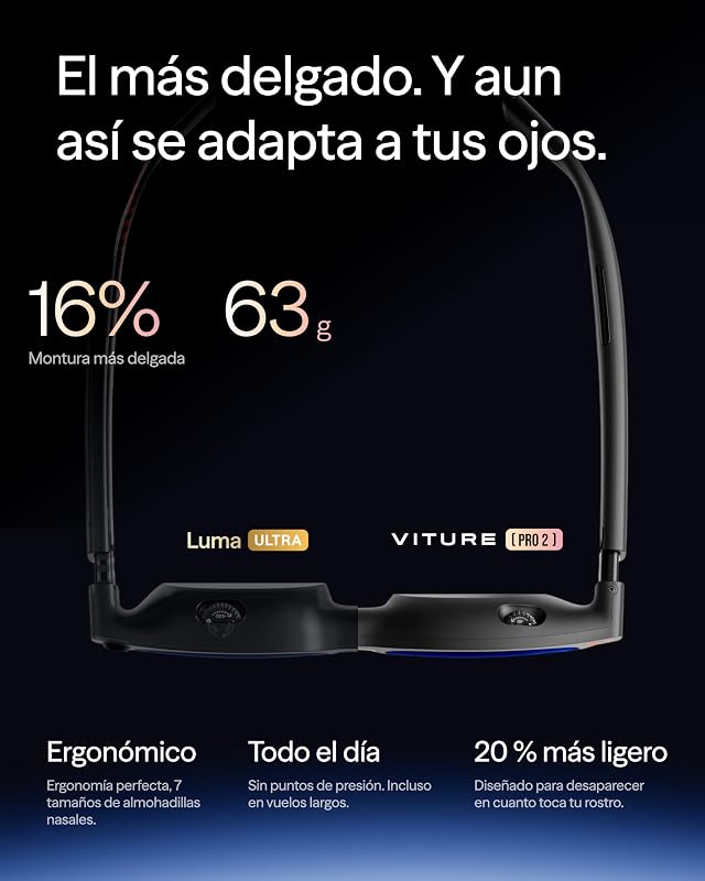 Pro 2 Gafas XR/AR – UltraClarity 3.0 120 Hz, 1600 nits, 50° FOV — foto 4 de 8