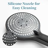 OFFO Shower Head 6 Modes Matte Black Handheld 130mm Large Head view 6