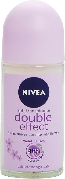 Nivea Double Effect Antitranspirante Desodorante Roll On - 50 ml