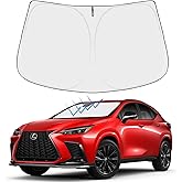 Proadsy Custom Fit Lexus RX 2016-2025 Windshield Sun Shade 4-Layer Foldable Front Sunshade Protector Sun Visor Blocks UV Rays Keep Car Cooler