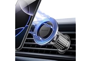 Rorhxia [Military-Grade] Magnetic Phone Holder for Car [Upgraded Strongest Magnet Power] Car Magnet Phone Mount, Air Vent Hands-Free Mag-Safe Cell Phone Holder Fit for iPhone 16 15 14 13 Pro Plus Max