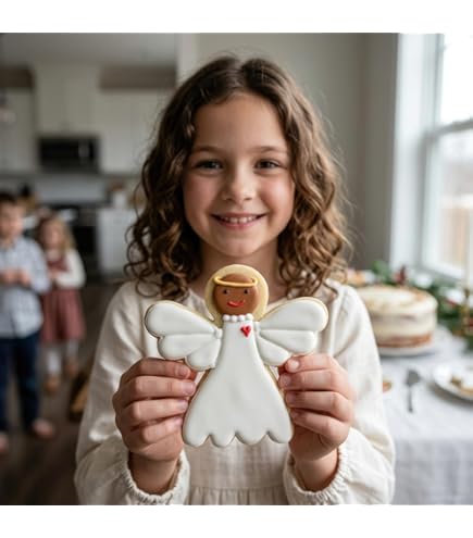 Amazon.com: Angel Christmas Cookie Cutter with Easy to Push Design
