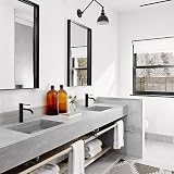 Peppermint Black Bathroom Basin Mixer Tap Swivel Spout Modern Sink Mono Lever view 3