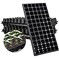 10-Pack Seed Starter Kit,72 Cell Seedling Tray Cell Seed Trays for Flat Trays Germination,Plastic Tray Nursery Pots Mini Propagator Plant Grow Kit Plug Tray Starting Trays for Seedling Germination