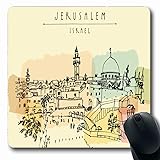 Ahawoso Mousepads for Computers Outline Western