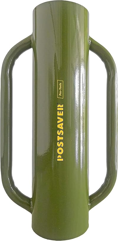 POSTSAVER Fence Post Rammer Heavy Duty 14.5kg 6in 150mm Driver Thumper