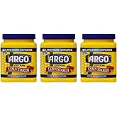 Argo 100% Pure Corn Starch, (3 Pack, Total of 48oz)