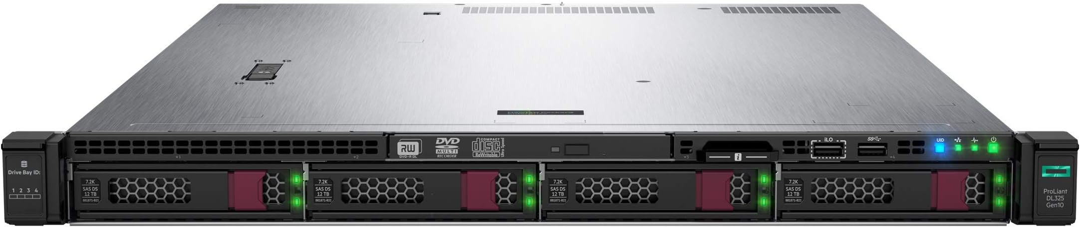 Hewlett Packard Enterprise ProLiant DL325 Gen10 server 2.1 GHz AMD Epic 7251 Rack (1U) 500 W