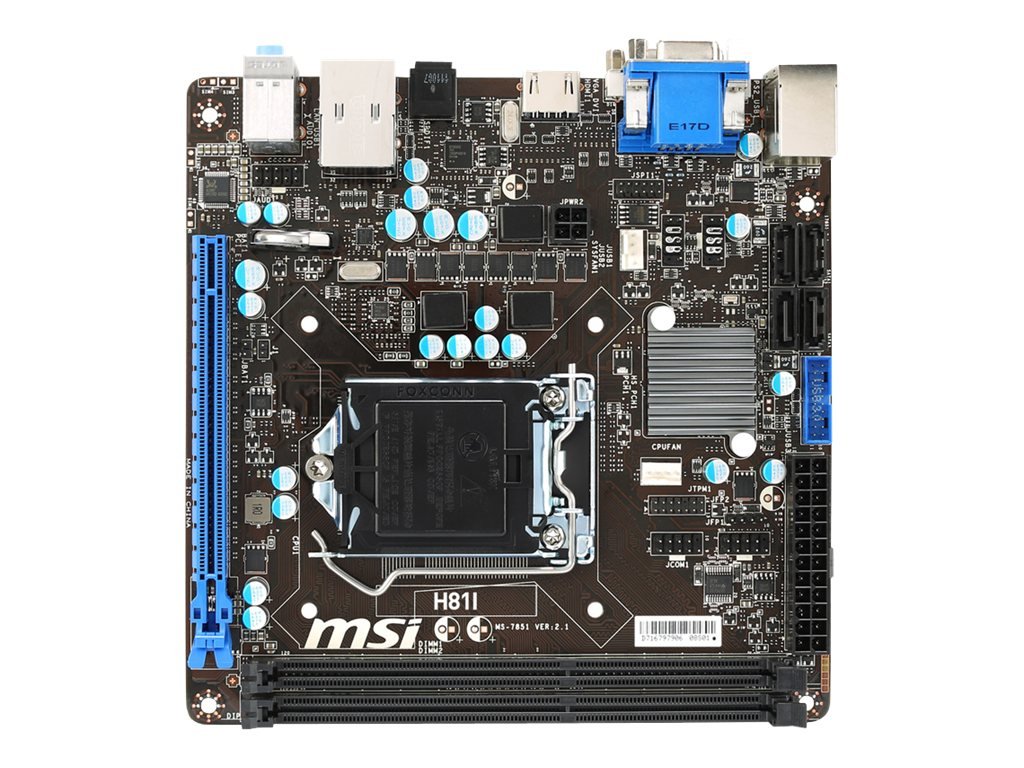 Amazon.in Buy MSI MiniITX DDR3 LGA 1150 USB 3.0 + SATA (6Gb/s