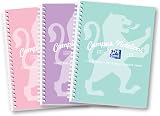Oxford Campus A5 Notebook 3 Pack 140 Pages 8 mm ruled Optik Paper+