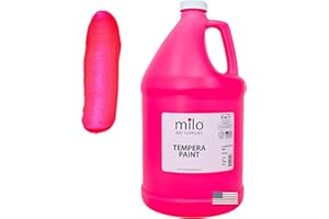 milo Fluorescent Tempera Paint | 1 Gallon | Pink