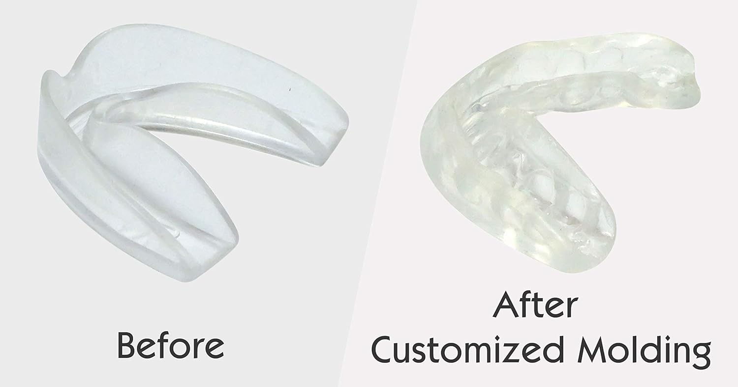 Professional Mouth Guard for Grinding Teeth - 6 Customizable Dental Guards - 2 Sizes, USA Made, BPA Free | Eliminate Bruxism, Teeth Clenching | Also for Sports & Teeth Whitening : Beauty