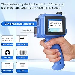 ZHONGMIN Handheld Inkjet Printer with 42ml