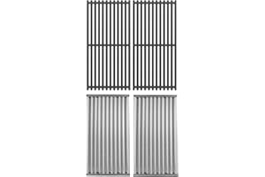 BBQ FUTURE Grill Grate Replacement Parts for Charbroil Tru-Infrared 463642316 463644220 463632520 463632320, Replacement Parts for Charbroil G362-2100-W1 G369-0030-W2, 17 Inch Grill Emitter, Stainless Steel