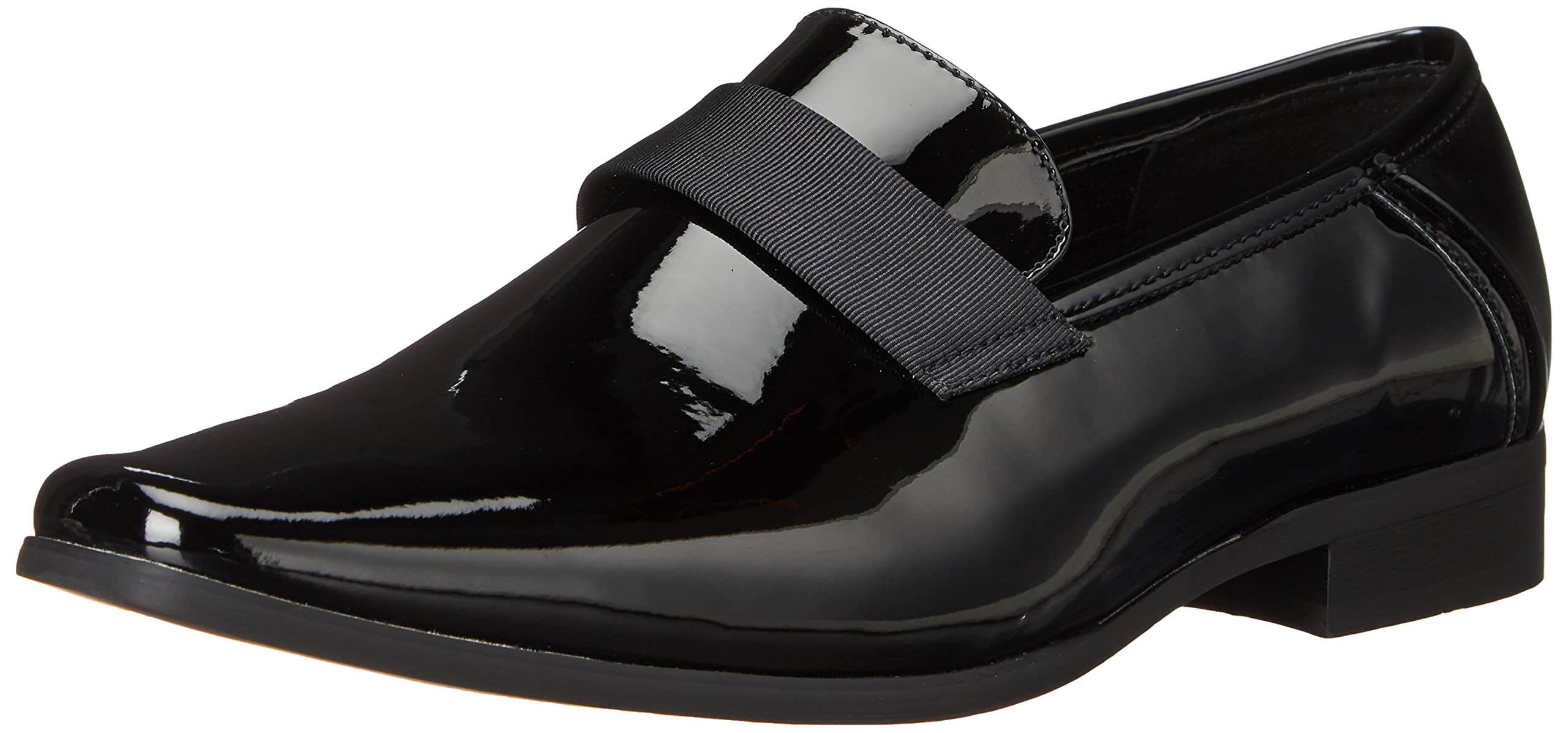 Calvin Klein Men's Bernard Loafers, Black Patent 967, 13 Image