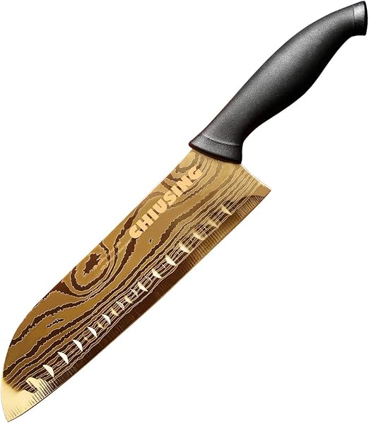 Amazon Com Stainless Steel Santoku Kitchen Knife Chiusing