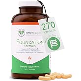 Return Healthy Foundation Formula, Andrographis, Japanese Knotweed | With Cat's Claw, Milk Thistle &amp; Turmeric, Herbal Support for Immune &amp; Detox Foundation, Non-GMO Vegetarian, 270 Capsules