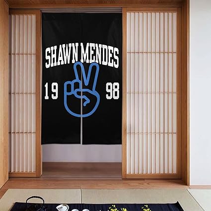 Amazon Shawn Mendes ショーンメンデス のれん 暖簾 間仕切りカーテン 階段カーテン 玄関カーテン 目隠し 半間のれん 和風 四季兼用 北欧 省エネ エコ リビングルーム 部屋 室内インテリア バスルーム 柔らかい肌触り 幅86cm 丈143cm のれん オンライン通販