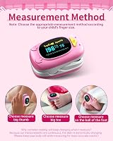 HealthTree Child Pulse Oximeter Oxygen Monitor for Kids OLED Display view 4