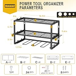 Spacecare Power Tool Organizer- Power Drill Tool