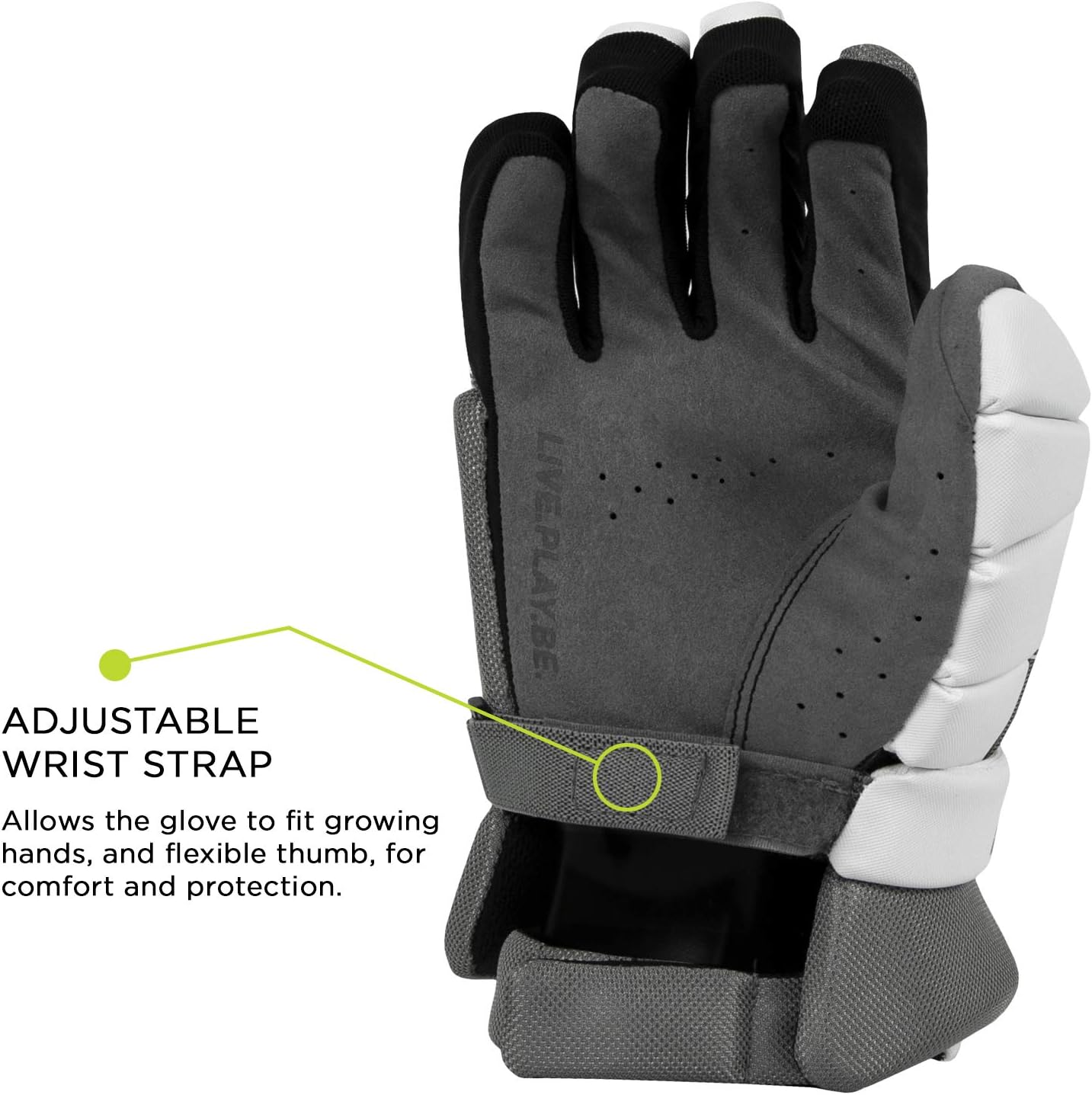 Epoch iD Jr. Youth Lacrosse Player Gloves with Dual Density Foam : Sports & Outdoors