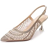 VenusCelia Women's Charming Lady Slingback Pump Shoe